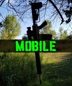 mobile rifle hanger